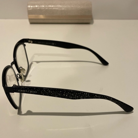 🚫SOLD🚫 Jimmy Choo Eyeglass Frames JC189 NSB 140 - Picture 3 of 15